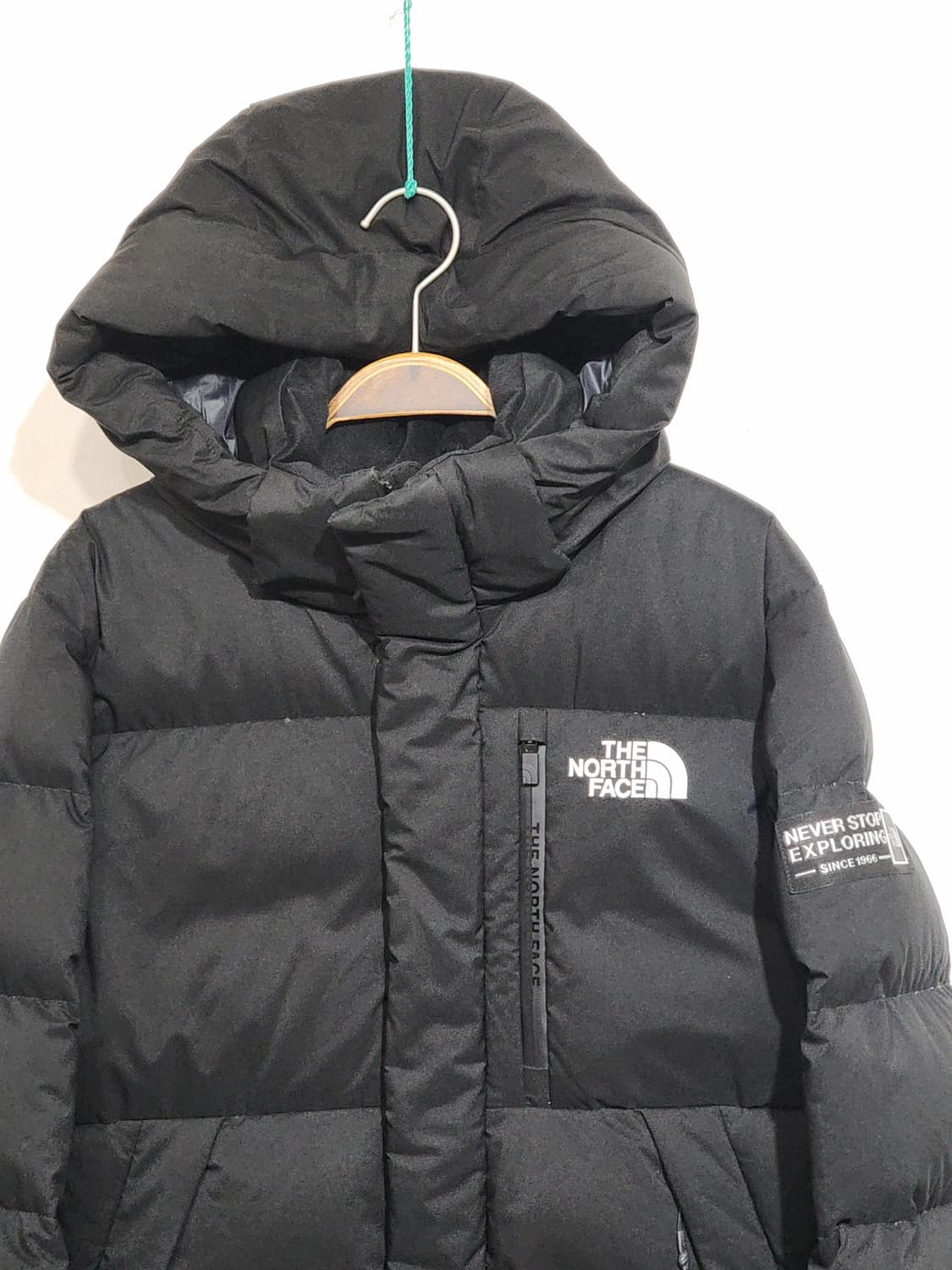 (S) 노스페이스 거위털 롱패딩 다운코트 블랙 구스다운 패딩코트  상품이미지2