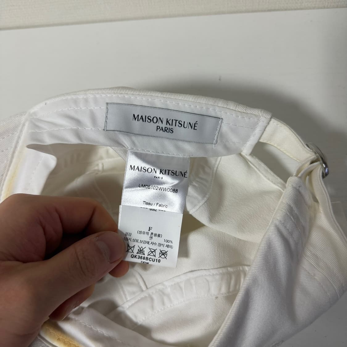 메종키츠네 프린팅 볼캡 상품이미지6