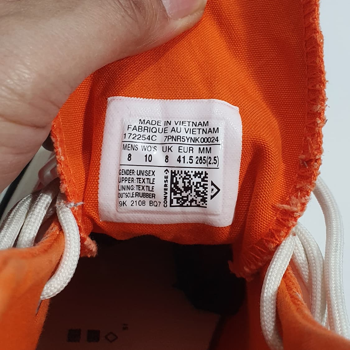 컨버스 척 70 유틸리티 하이 만다린 265 상품이미지8