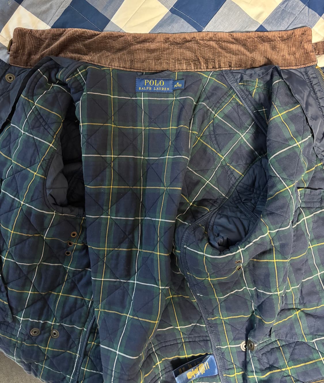 폴로 랄프로렌 퀼팅자켓 M 네이비 상품이미지4