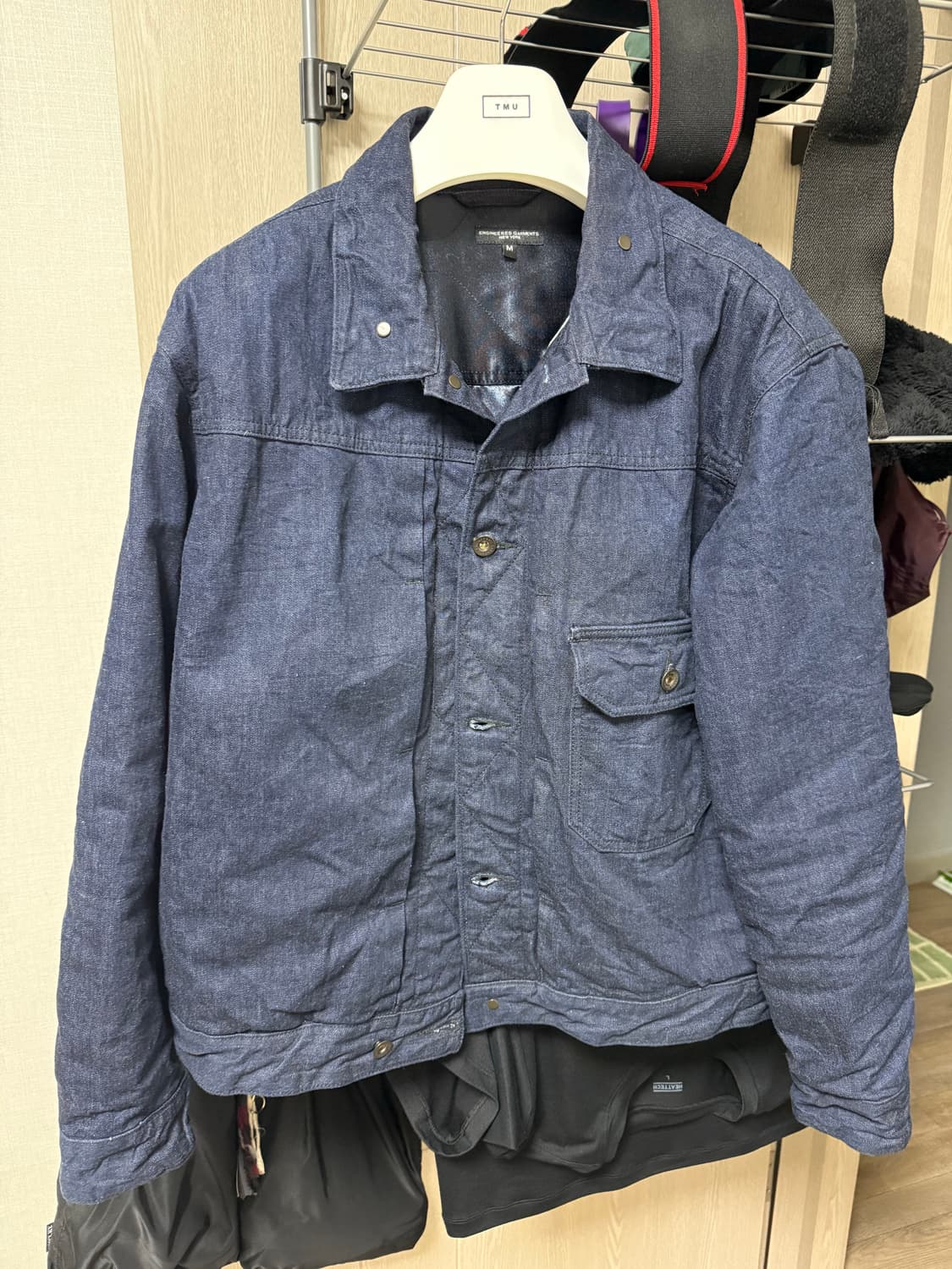 엔지니어드가먼츠 10oz 트러커 자켓 m 상품이미지1