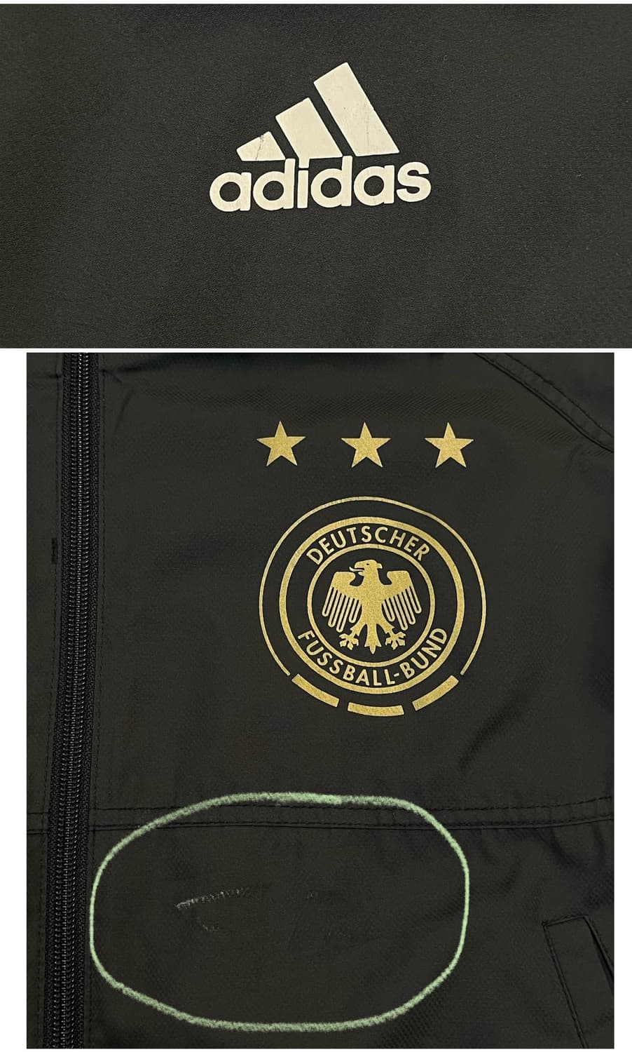 아디다스 독일 후드 바람막이 블랙 90 #csz3737 상품이미지5