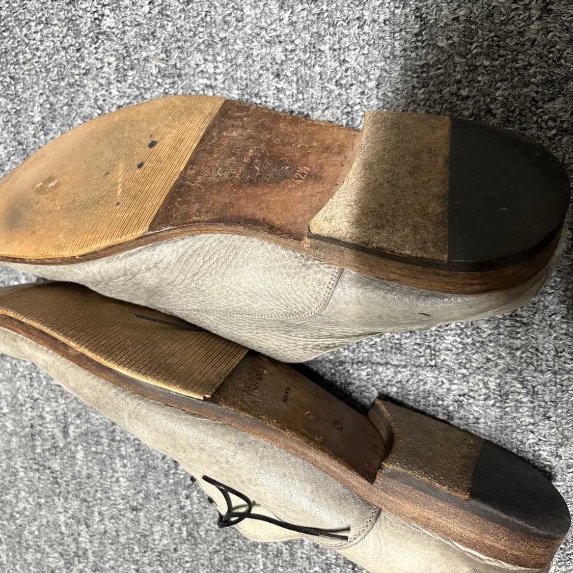 입생로랑 아이보리 더비 슈즈 42.5 270-275 생로랑 상품이미지5