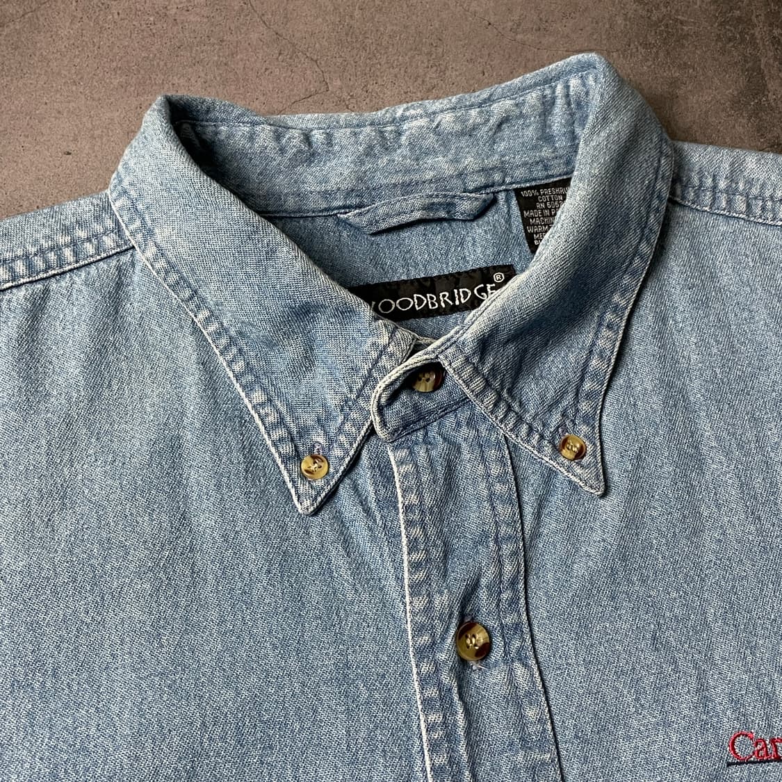 WOODBRIDGE 우드브릿지 빈티지 코튼 데님 셔츠 A00669 상품이미지2
