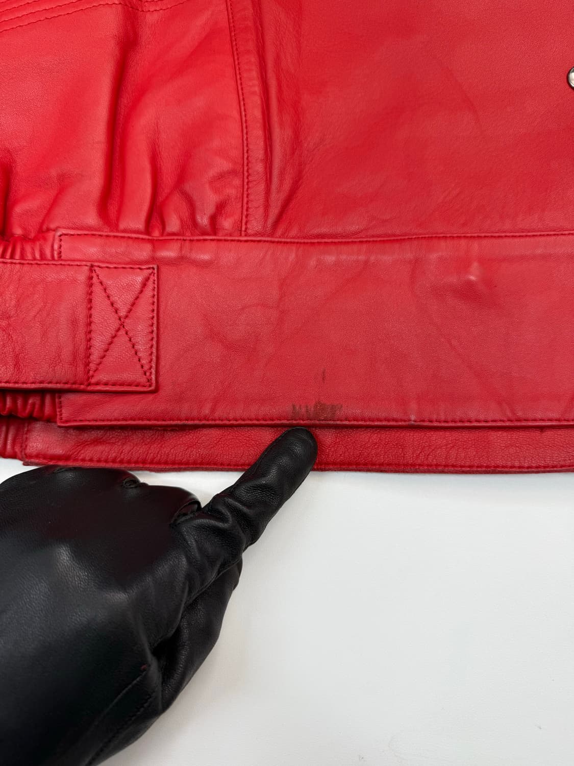 VTG LAMB SKIN LEATHER JACKET 상품이미지5