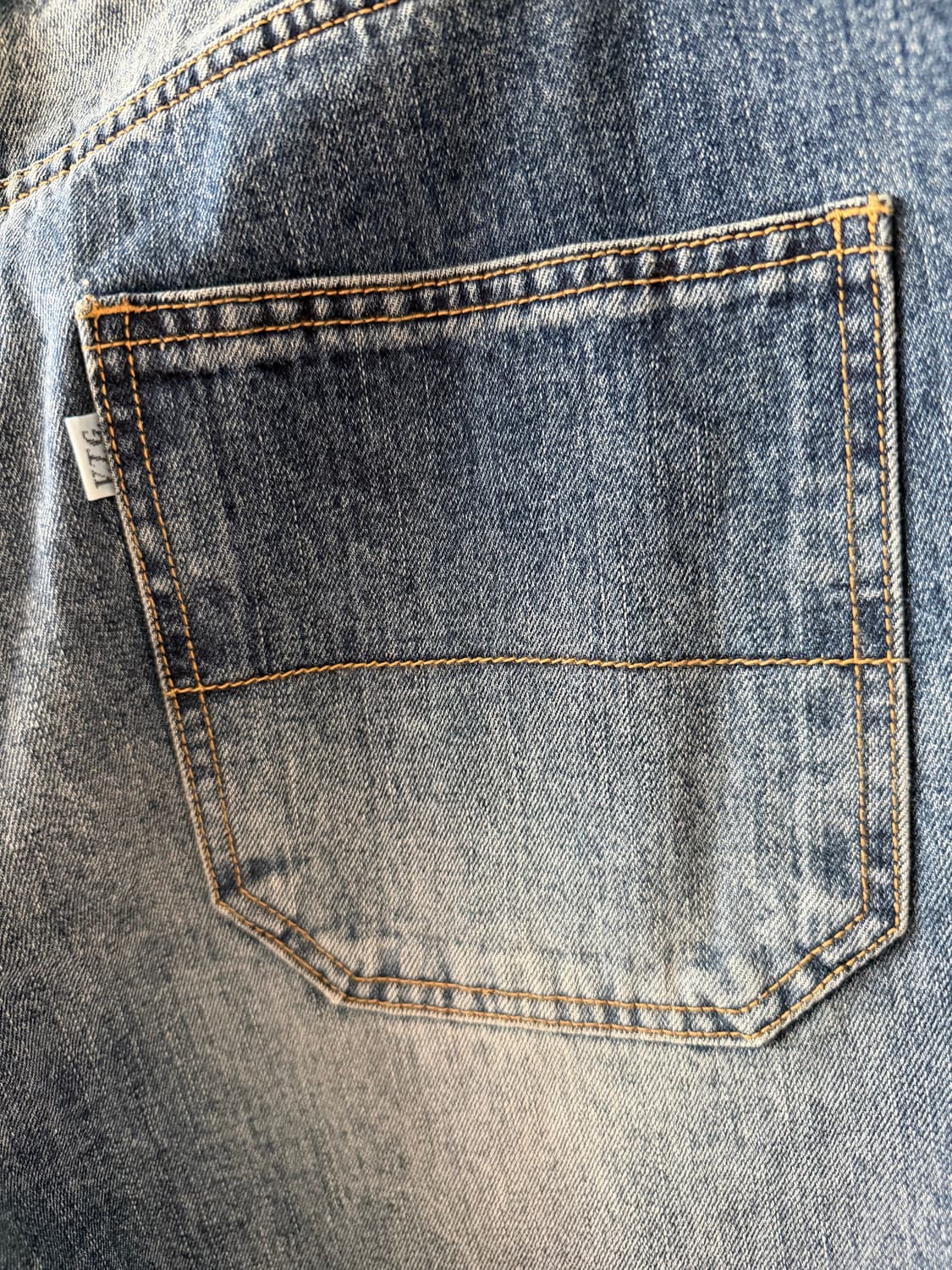 해칭룸 밑단 스냅 청바지 (새제품) 상품이미지4