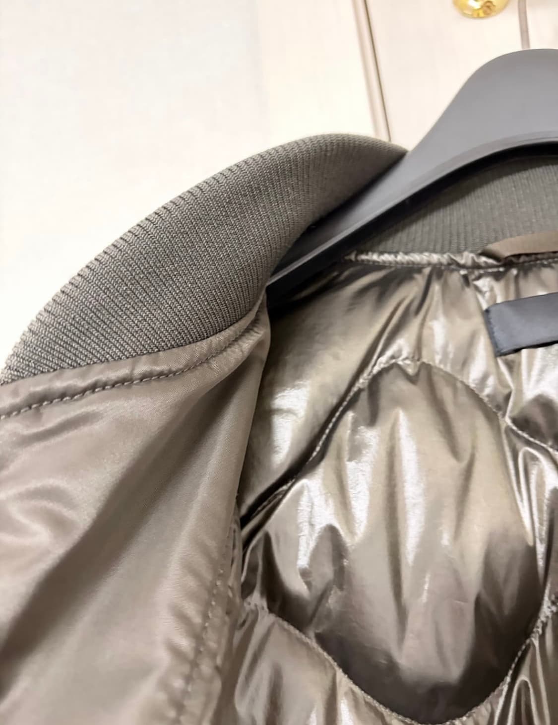 [사이즈 교환 환영] 유니클로x질샌더 ma-1 카키 그레이 L 상품이미지6