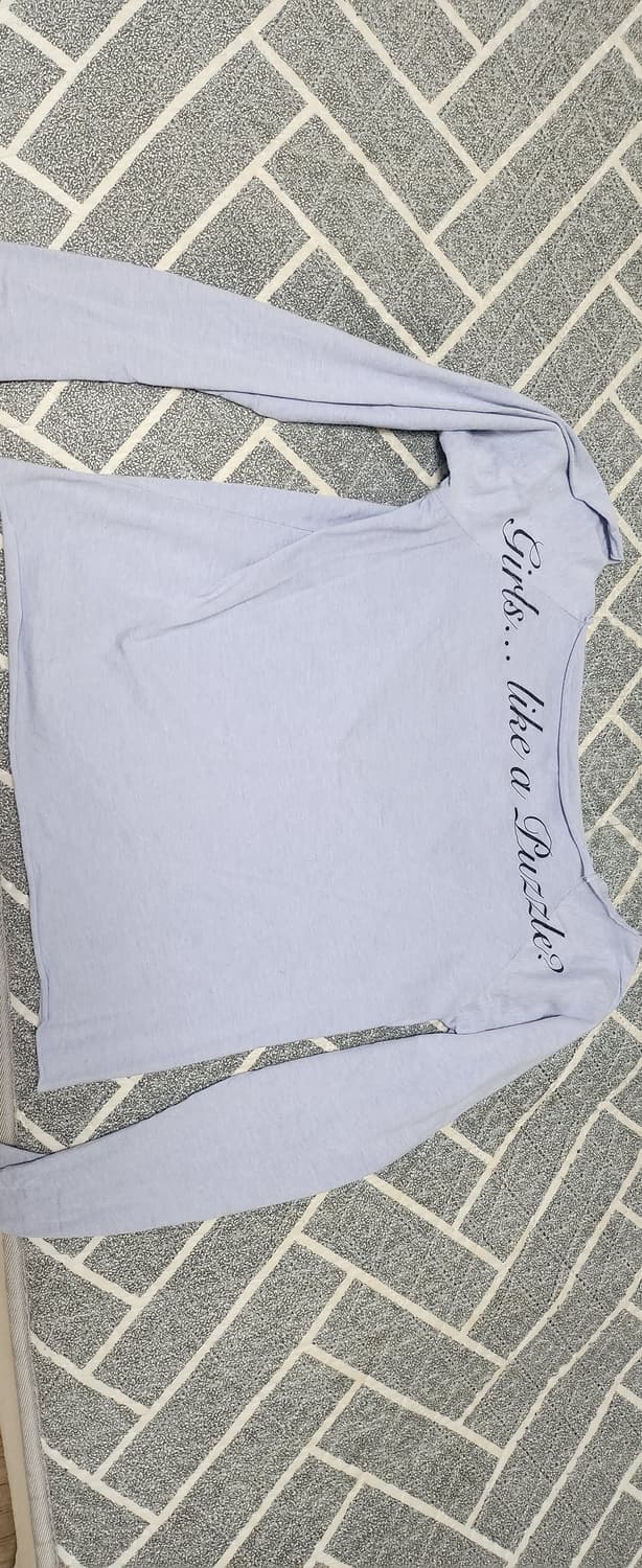 샵페어리 티셔츠 크로스 하트 컷오프 티 그레이 상품이미지3