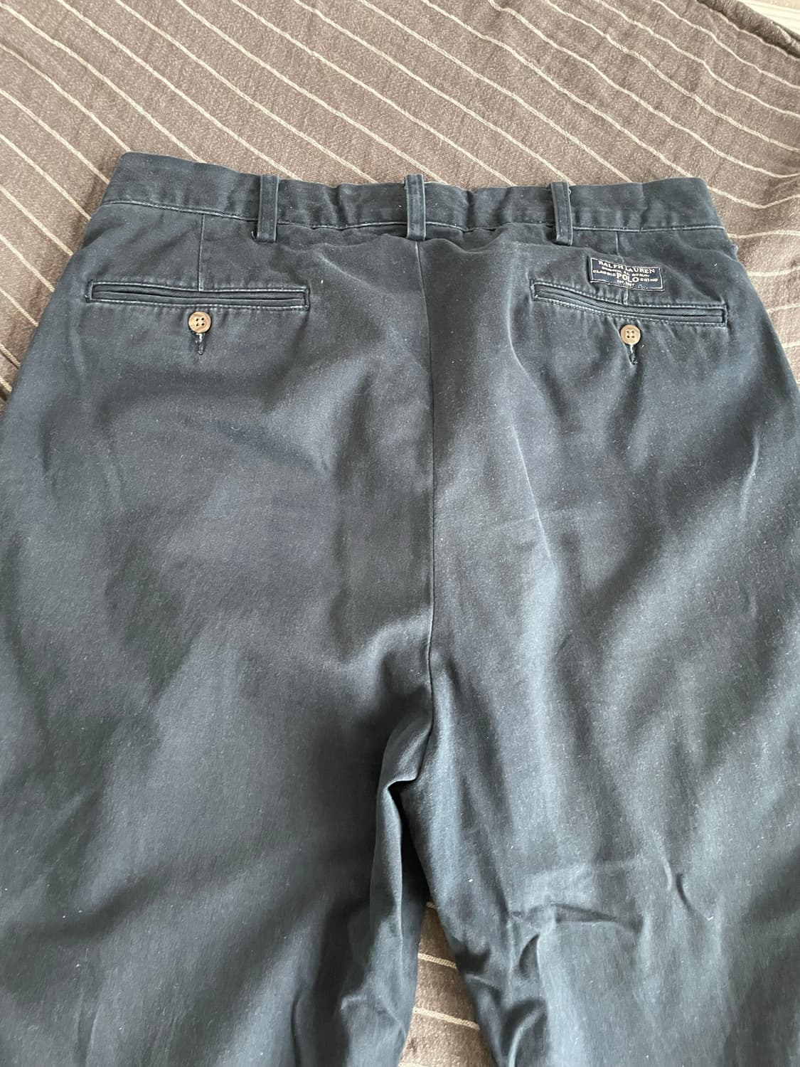 (32) 90s 폴로 앤드류 Andrew 치노 팬츠 네이비 상품이미지6