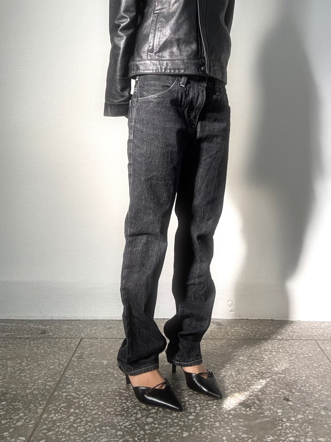 리바이스 606 블랙 데님 팬츠 상품이미지5