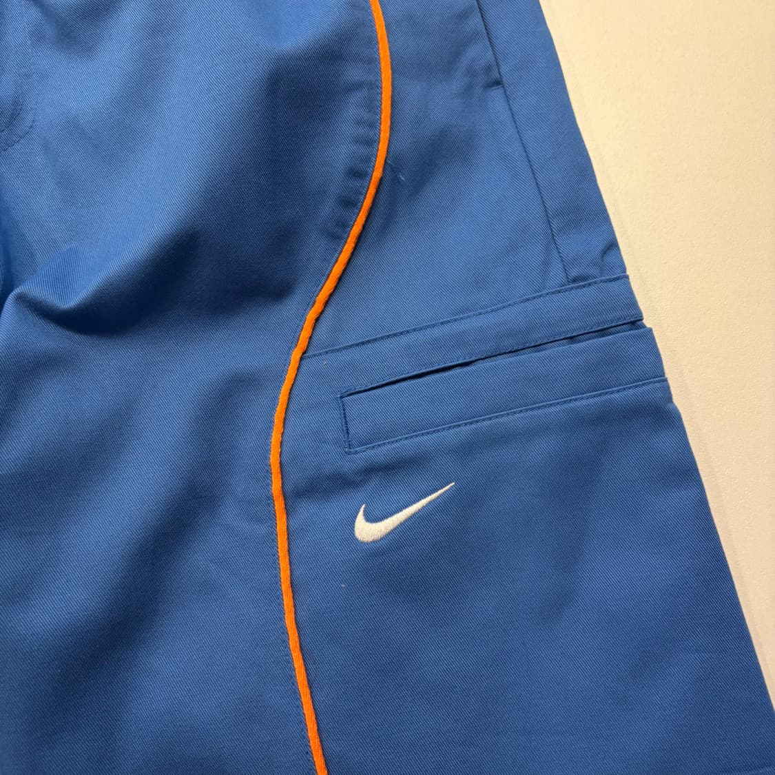 [XL] 나이키 NSW 하이웨스트 블루 오렌지 라인 카고 팬츠 D467 상품이미지4