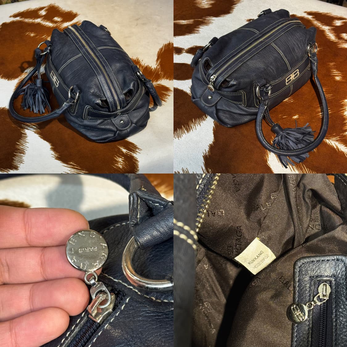 발렌시아가 BB로고 테슬 숄더백 (OS) y2k 상품이미지9