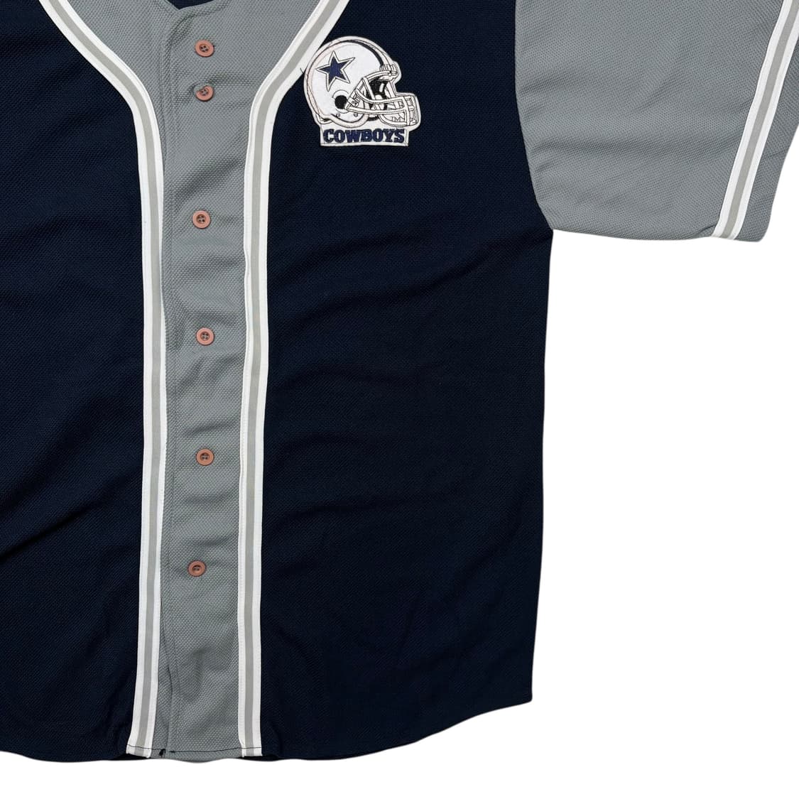 VTG 댈러스 카우보이스 네이비 반팔 유니폼 져지 XL 상품이미지3