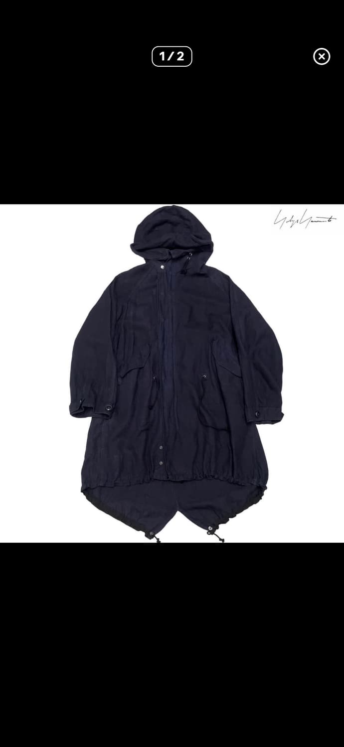 네고가능)요지 야마모토 피쉬테일 파카 Yohji Yamamoto Mens 상품이미지1