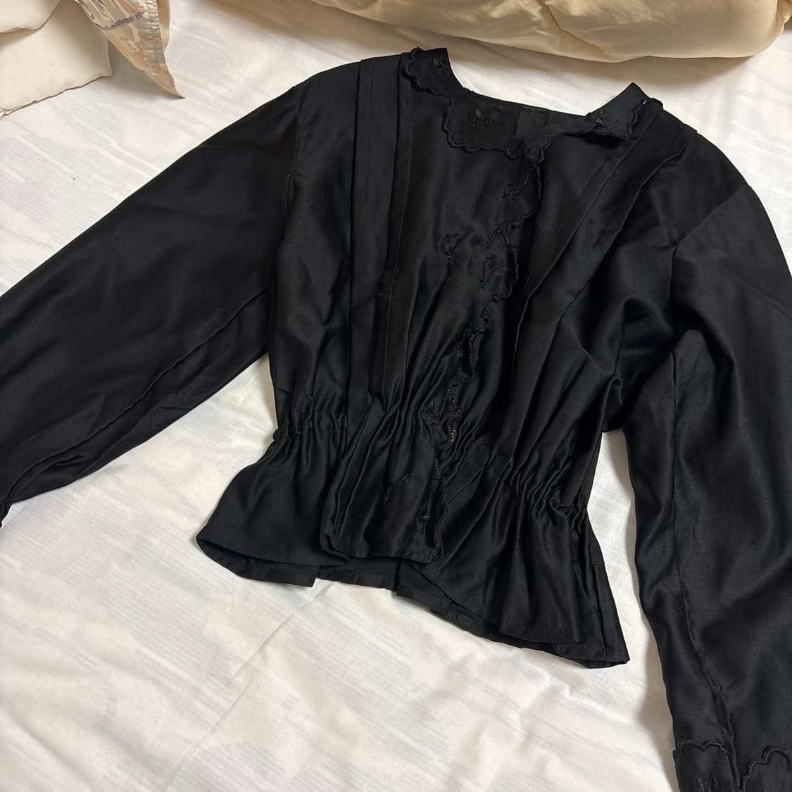 프랑스 앤틱 빈티지 블라우스 고딕 상품이미지2