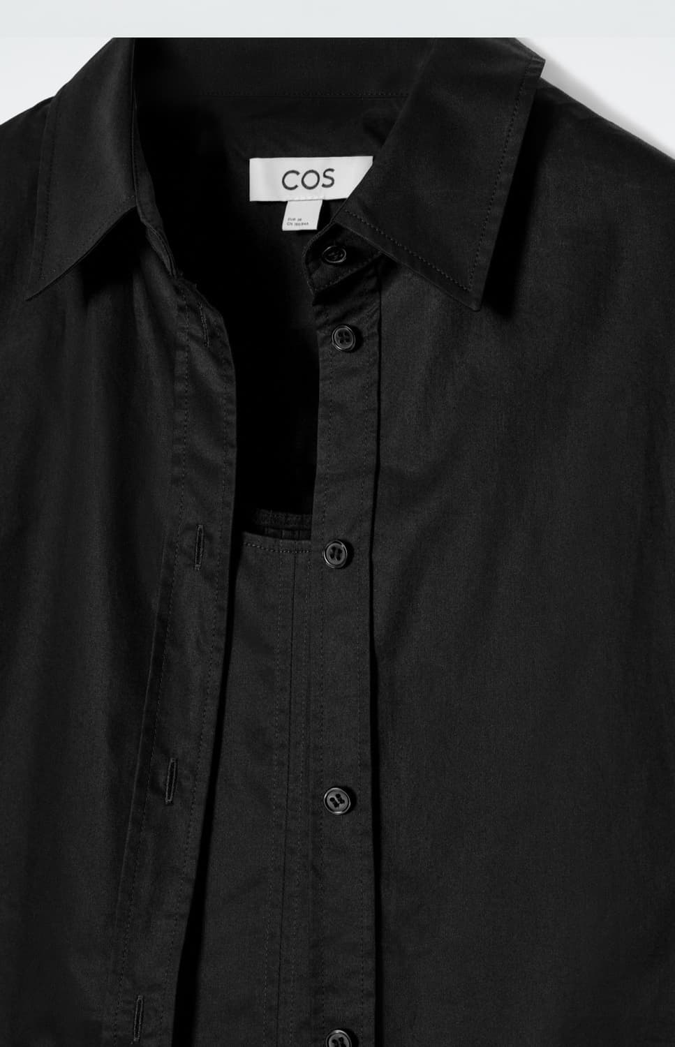 코스 레이어드 트라페즈 셔츠 드레스  상품이미지3