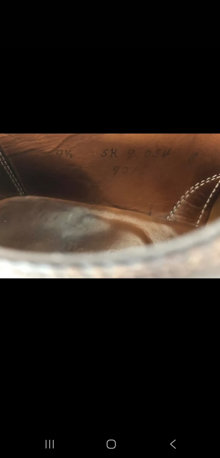 [판매] alden 9015 알든 9015 쉘코도반 캡토 발모랄 9.5D 상품이미지9