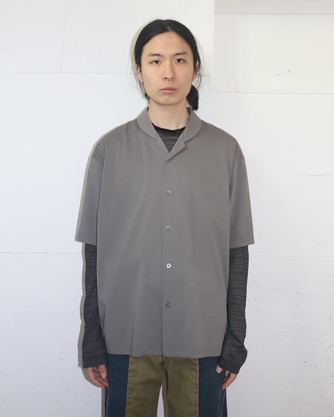 08서커스 라운드 카라 하프 셔츠 상품이미지1