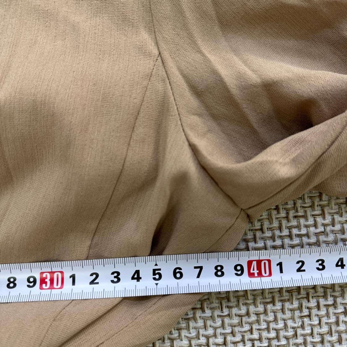 85-95-160 메종드로엠 린넨 브이넥 원피스 0507D 상품이미지6