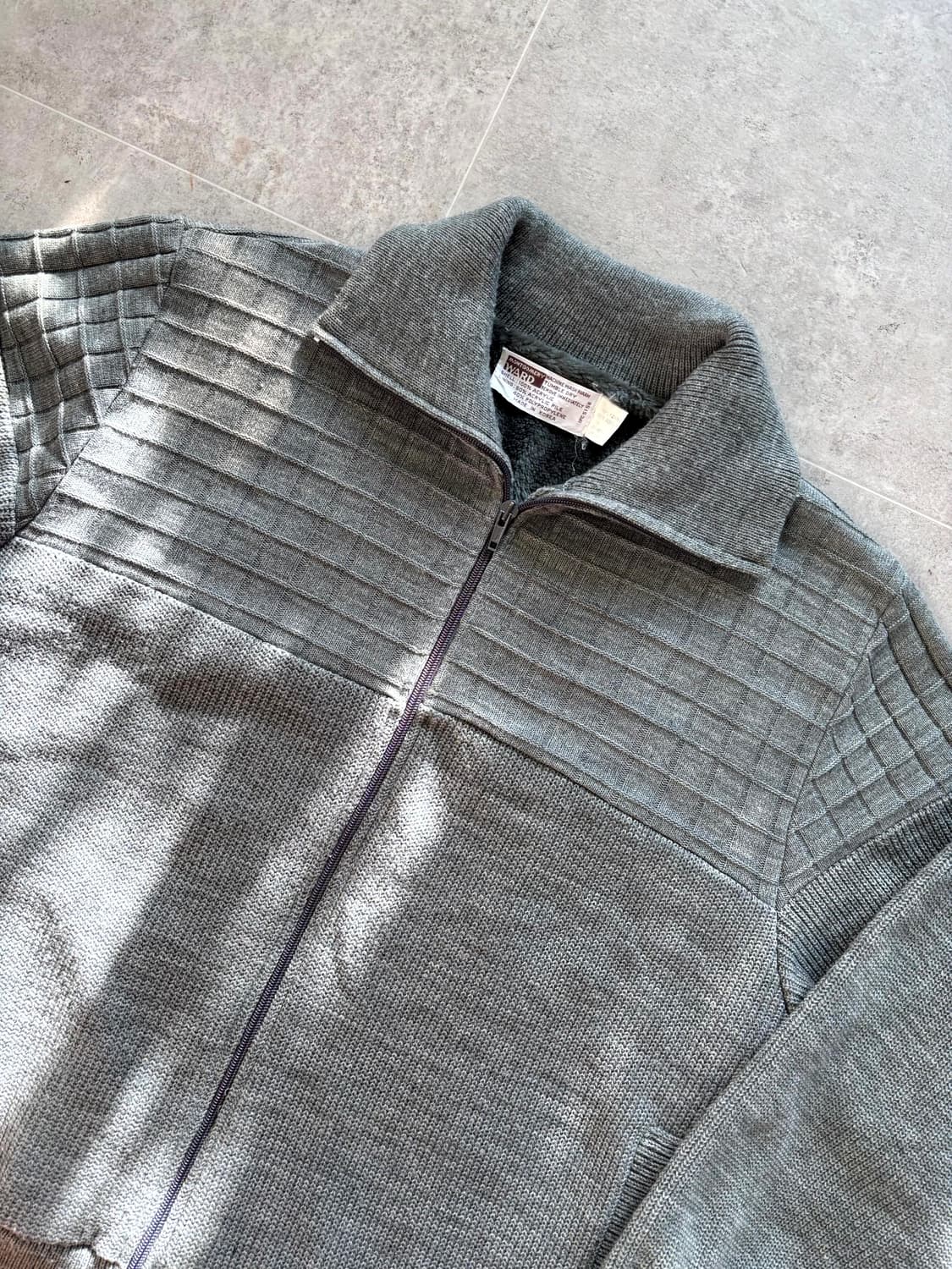 80's Montgomery Ward 니트 집업 자켓 XL 상품이미지2