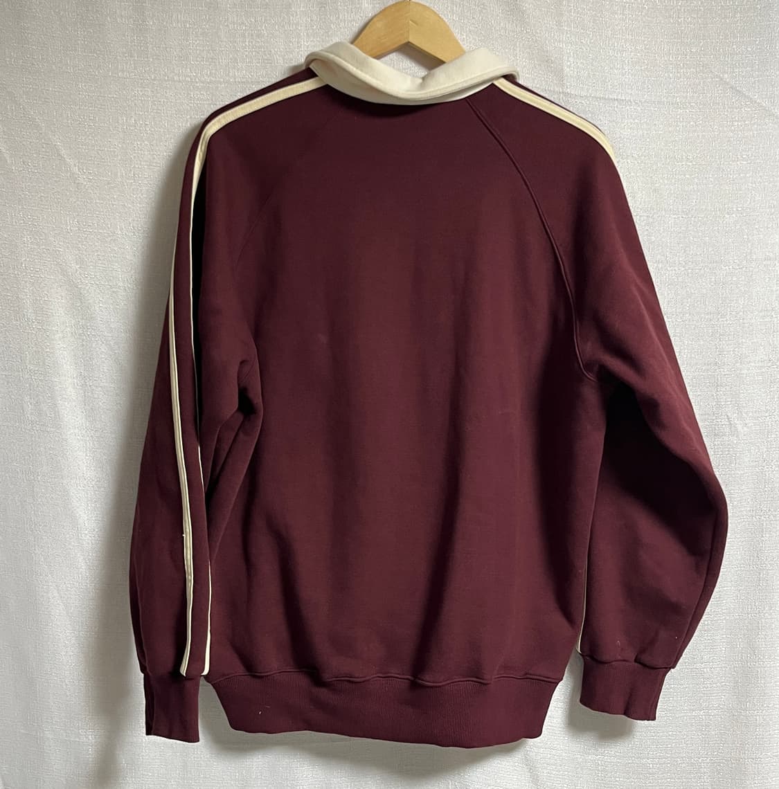 공용 슈퍼서브 오버핏 클럽 맨투맨 티셔츠 버건디 M 상품이미지5