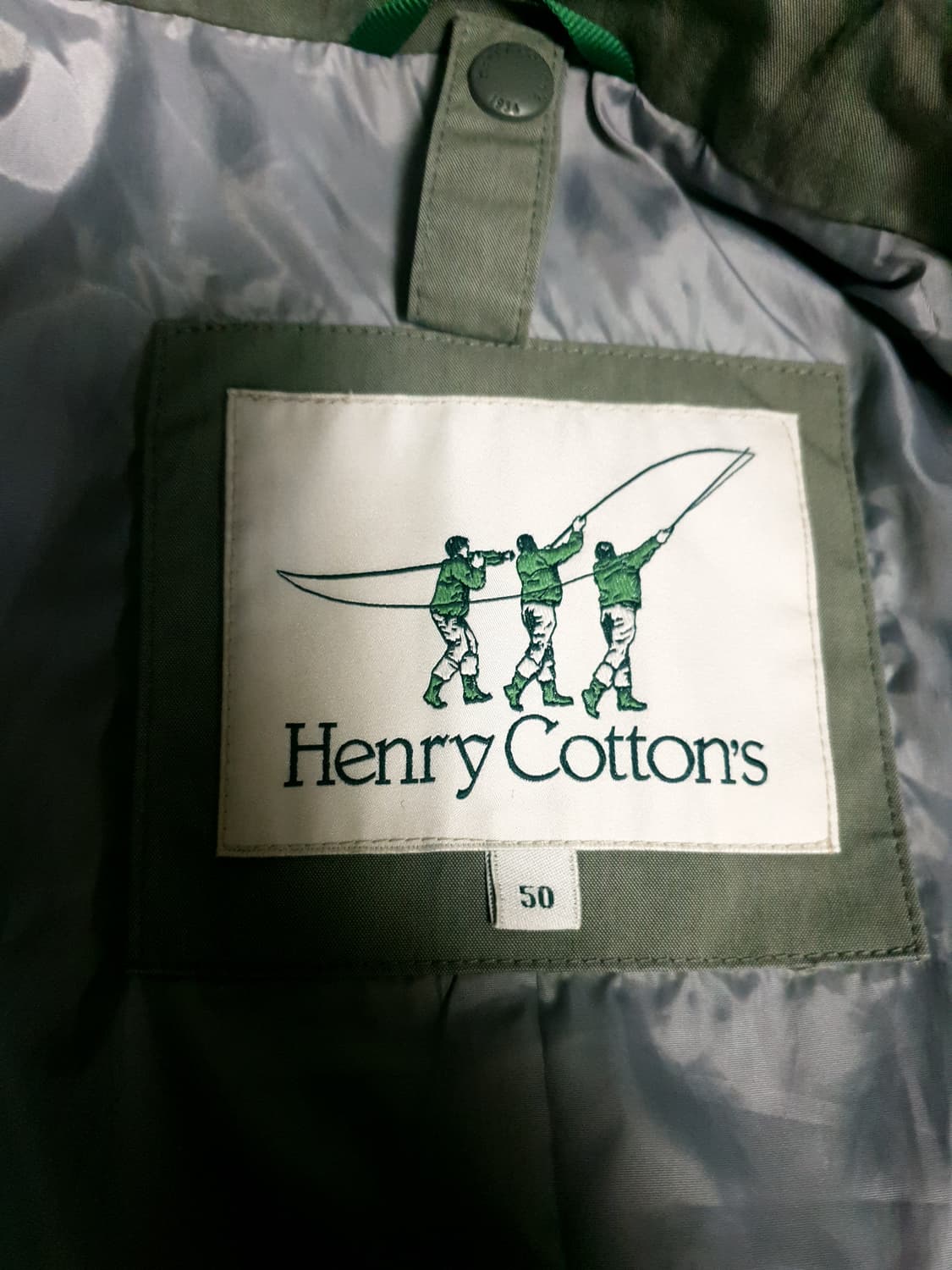 (단종매물) 헨리코튼 파일럿 코트 +내피패딩 카키 (105) 상품이미지5