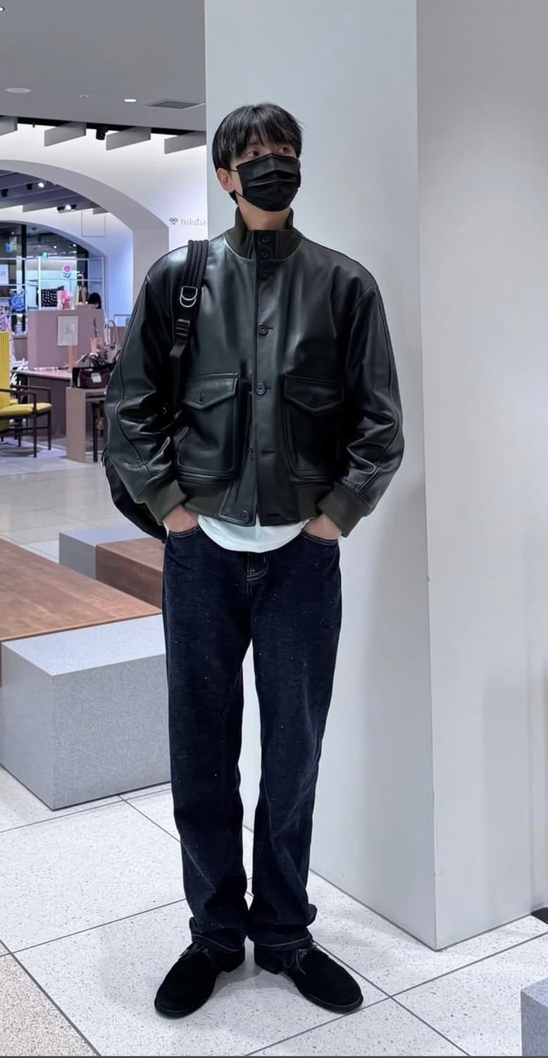 애프터프레이 a1 가죽 자켓 상품이미지4