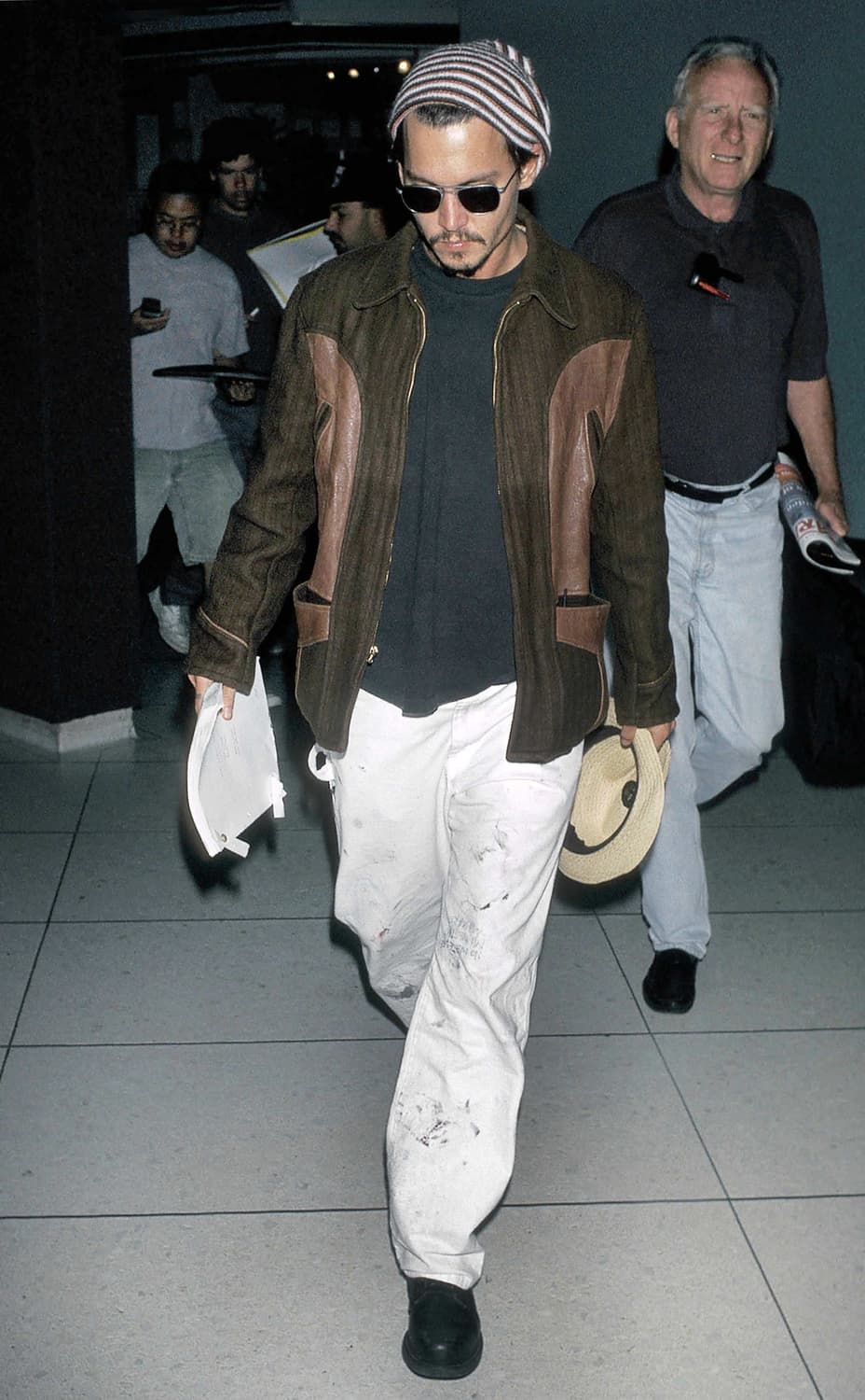 올드 빈티지 디키즈 더블니 화이트 페인트 팬츠 34 상품이미지1