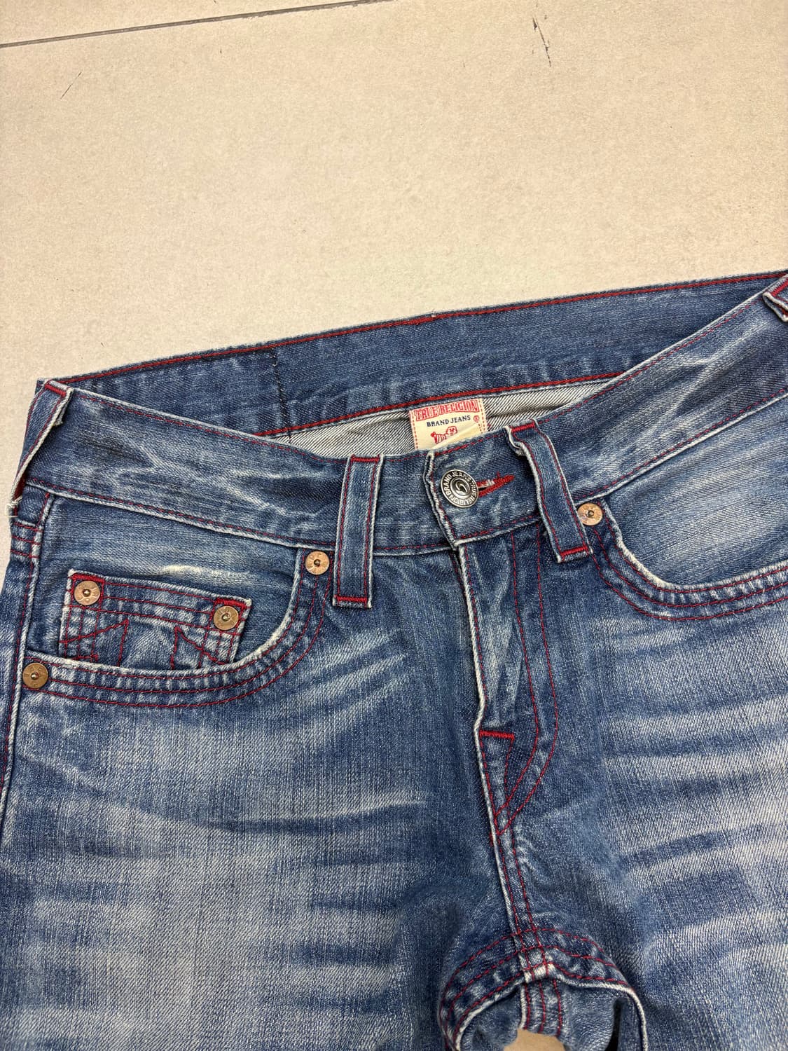 트루릴리전 월드투어 스트레이트 데님 상품이미지7