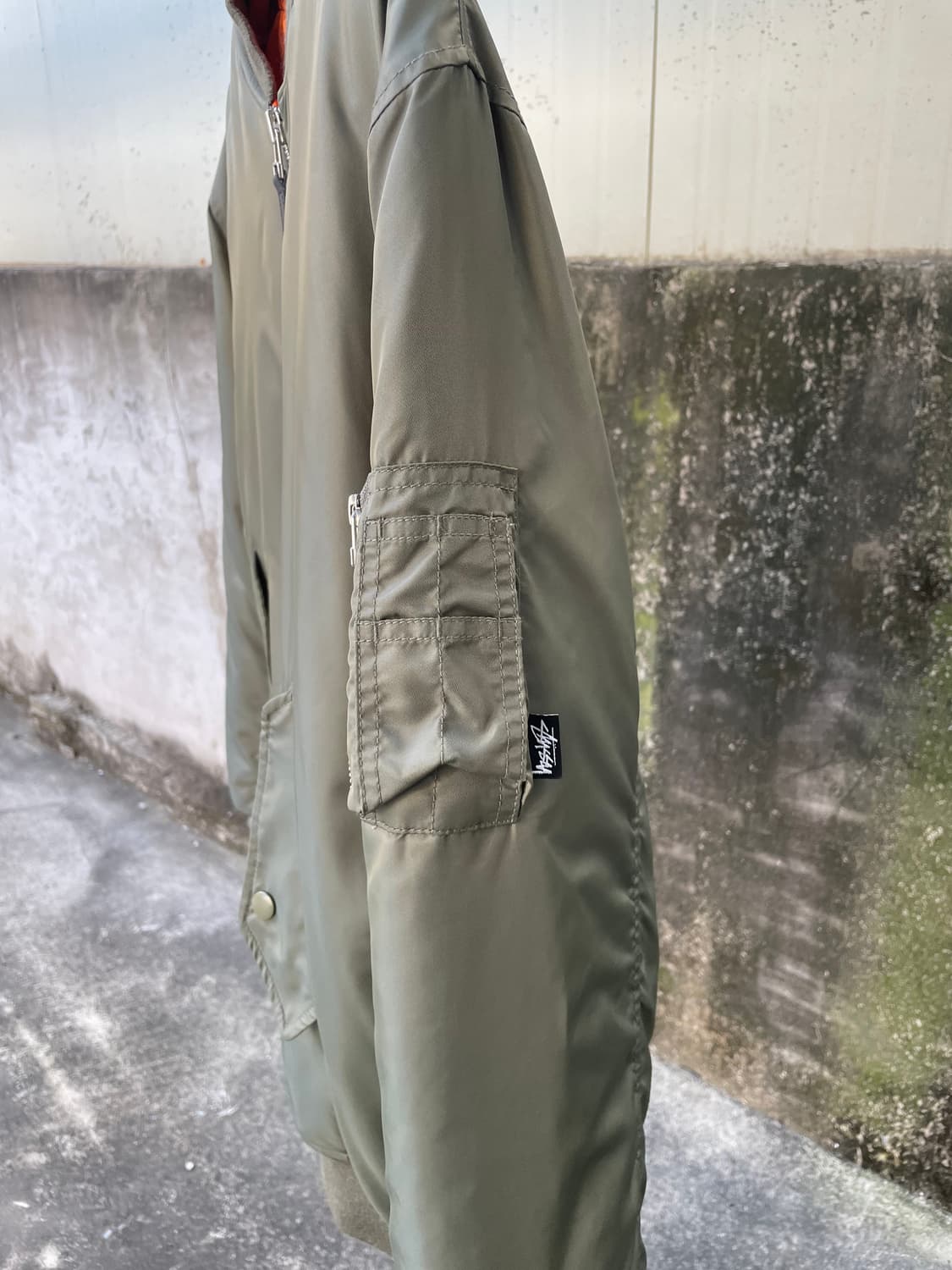 스투시 x 꼼데가르송 CDG MA-1 자켓 상품이미지4