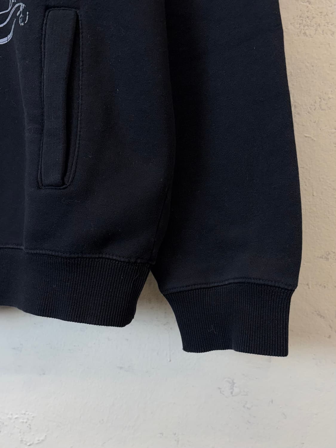 아비렉스 빈티지 크로스헤드 후드집업 블랙 상품이미지3