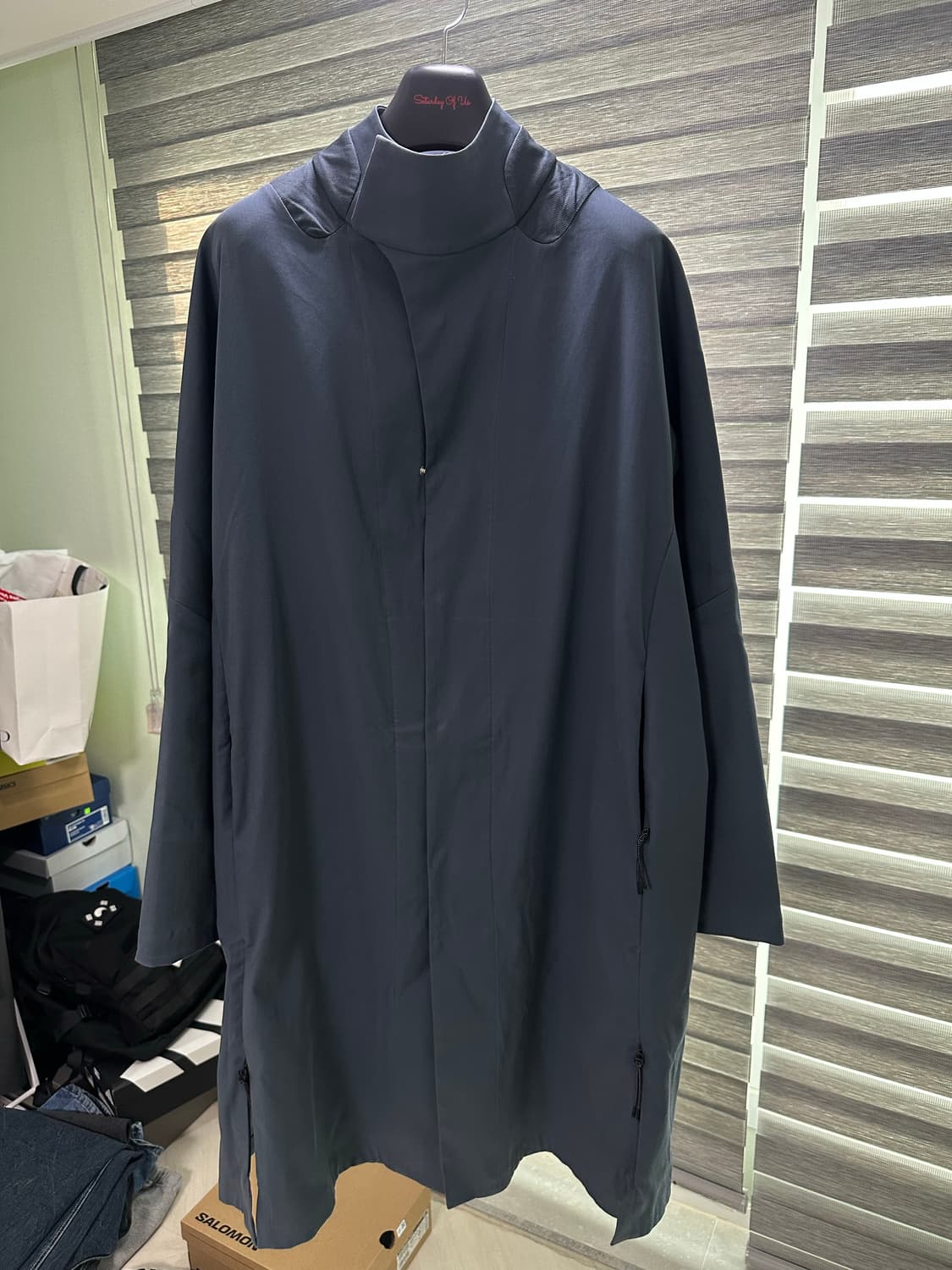 Jlal 블루 스플릿 트렌치 코트(m) 상품이미지5