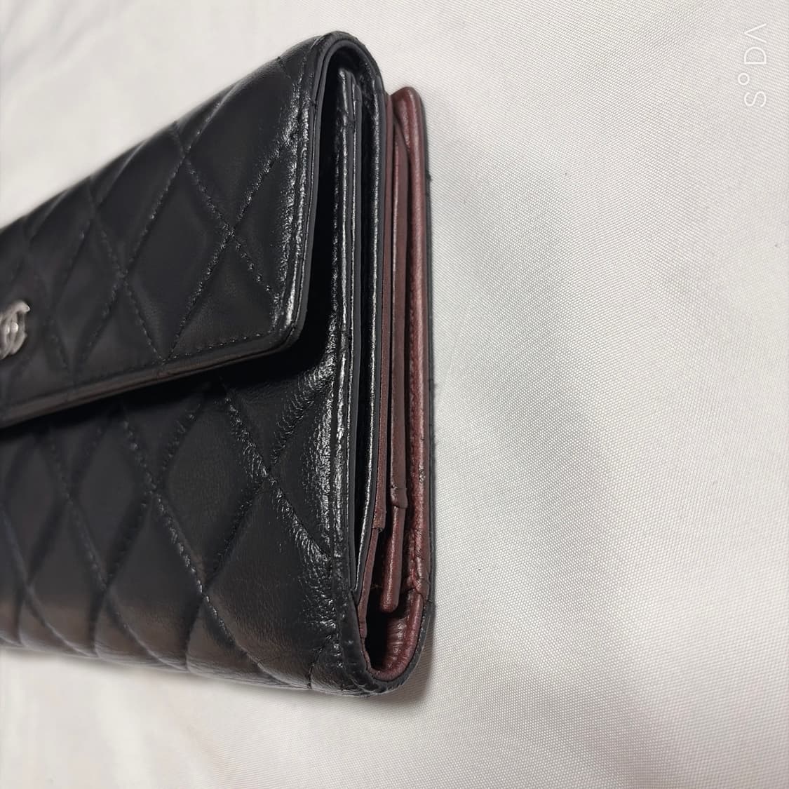 샤넬 램스킨 장지갑 블랙 상품이미지5