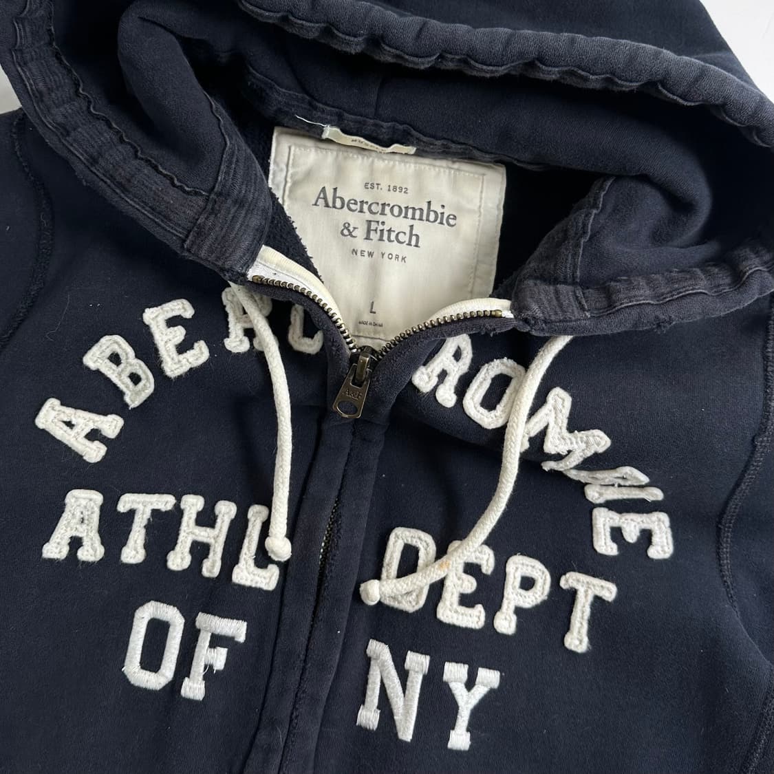 아베크롬비 네이비 후드집업 상품이미지4