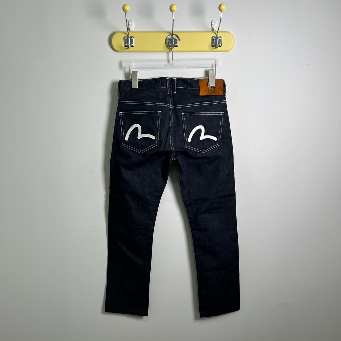 Evisu 에비수 화이트 스티치 생지 데님 팬츠 30 상품이미지2