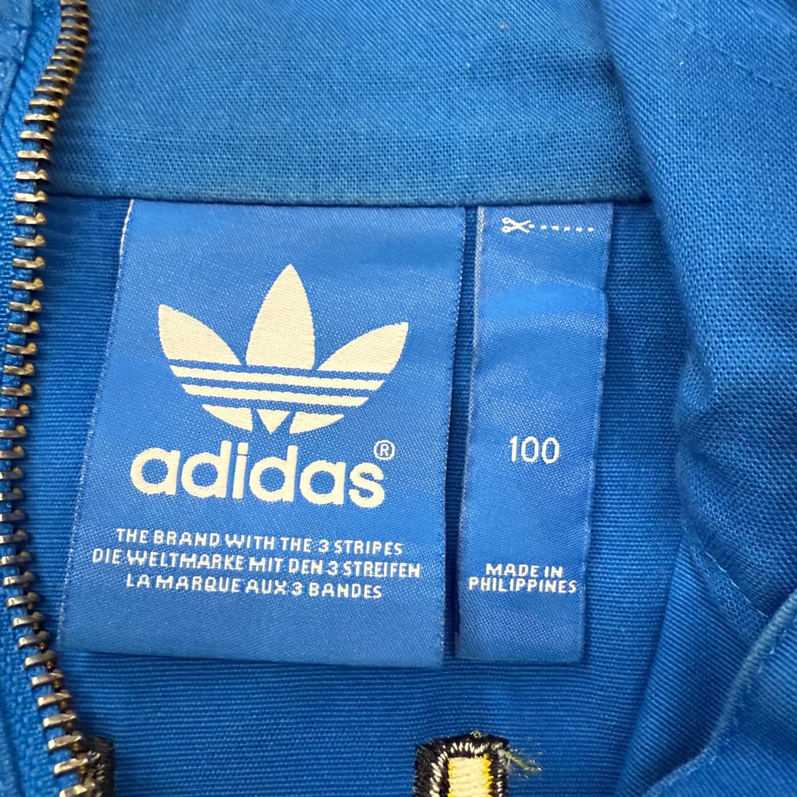 [정품/100] 아디다스 후드 바람막이 블루 화이트 b10 상품이미지5