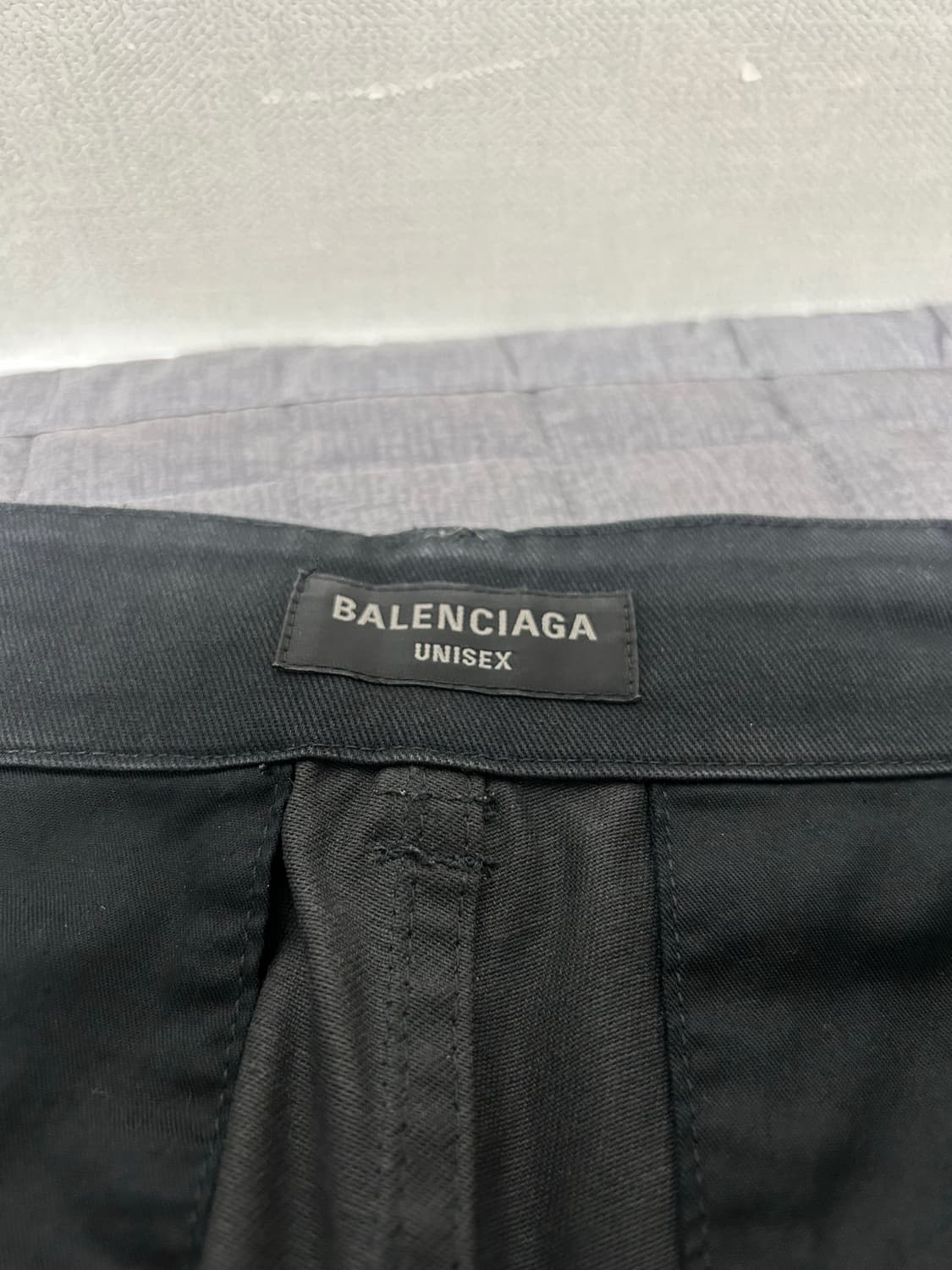 [S] 발렌시아라 킥카고 팬츠 블랙 상품이미지3