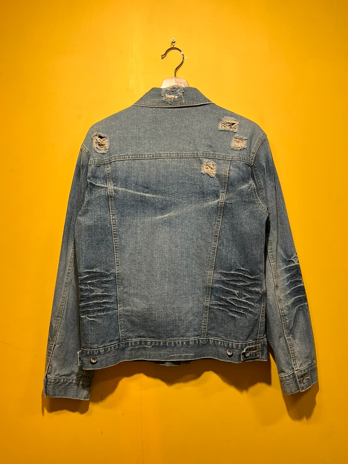[L] 디스트로이드 일본 빈티지 데님 트러커 자켓 상품이미지6