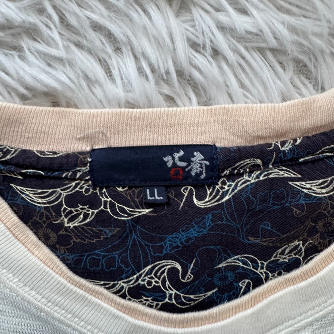 HOKUSAI 일본빈티지 오리엔탈 긴팔 티셔츠 오리엔탈긴팔 빈티지긴팔 상품이미지4