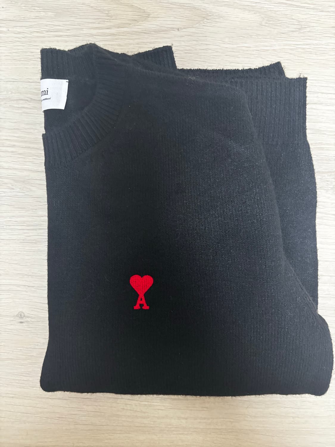 (실착 1회) 아미 블랙 니트 L 상품이미지1