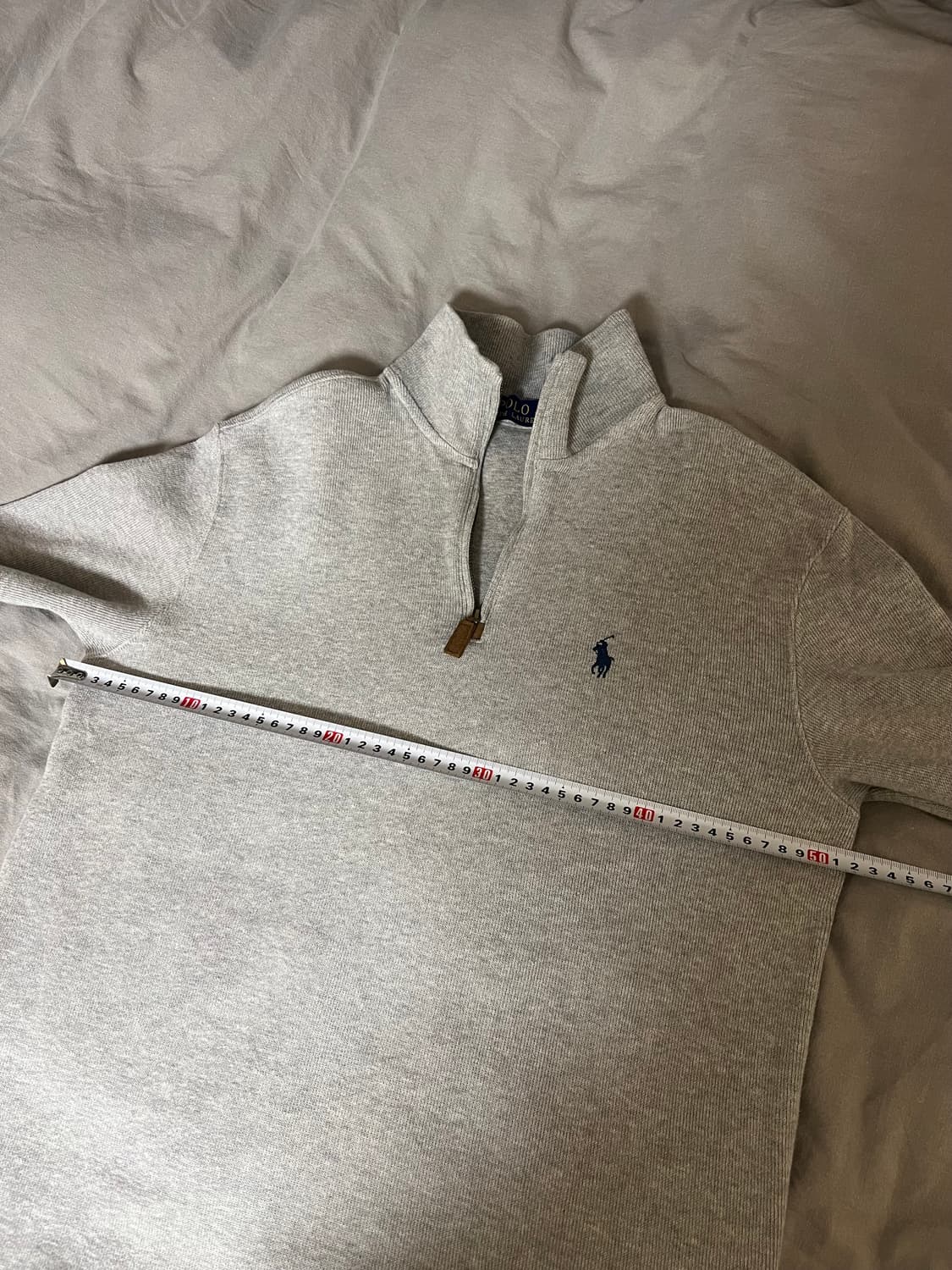 폴로 랄프로렌 하프 집업 니트 그레이 S 상품이미지8