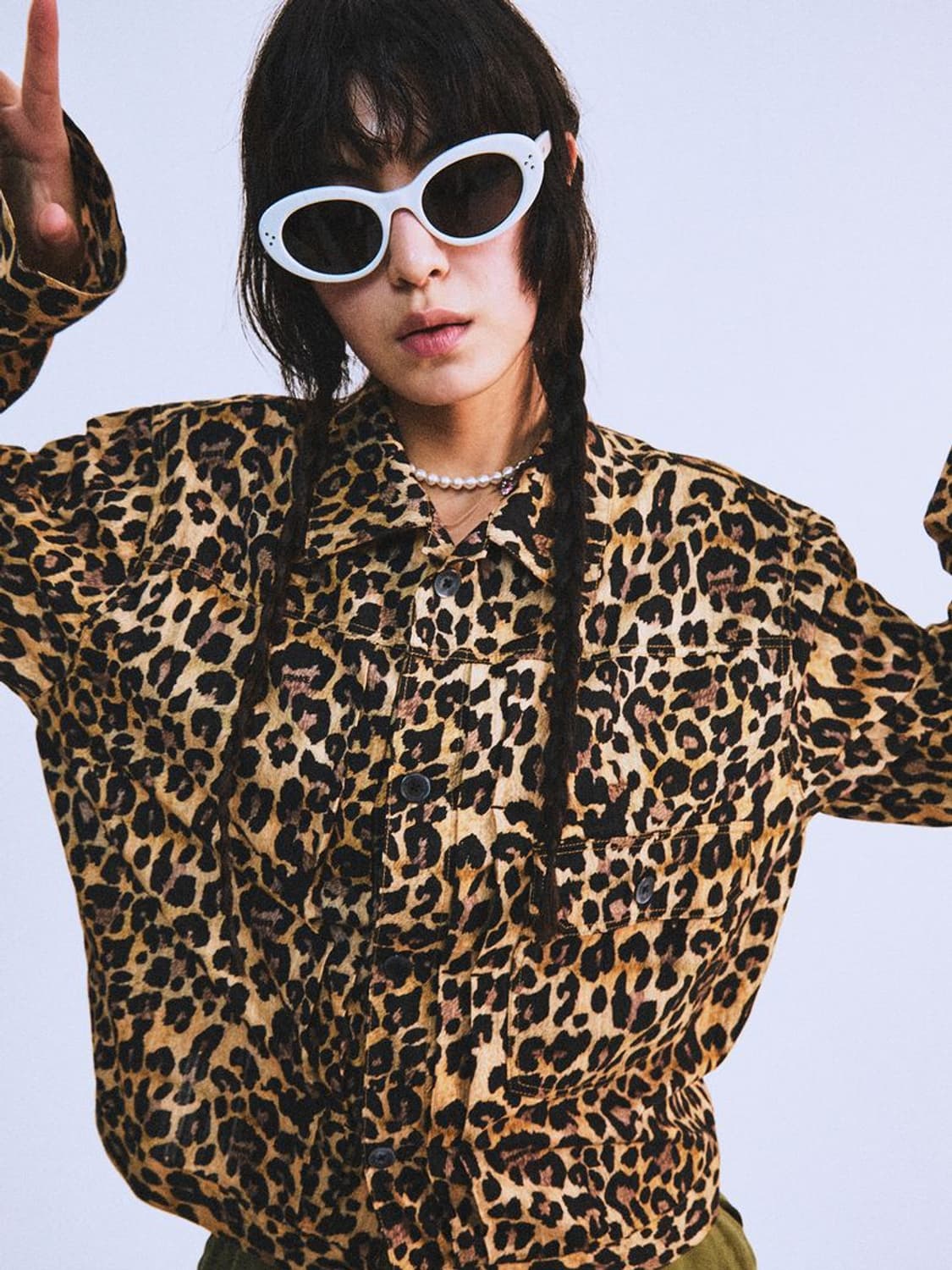 [하이타이드 프랭키]레오파드 트러크 자켓 상품이미지3