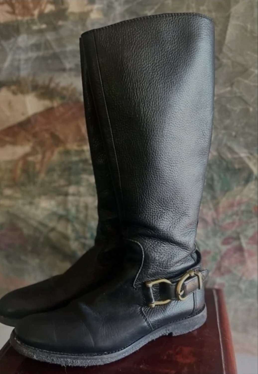 버버리 레더 롱부츠 상품이미지2