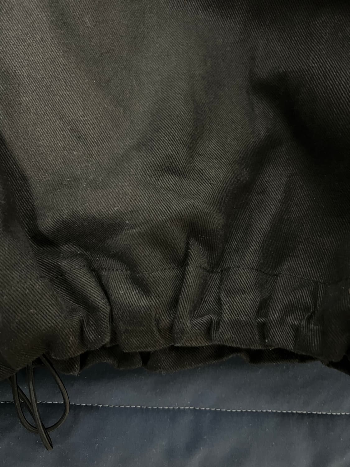 주영X탄산 와이드 링거 카고 팬츠 (블랙) 상품이미지4