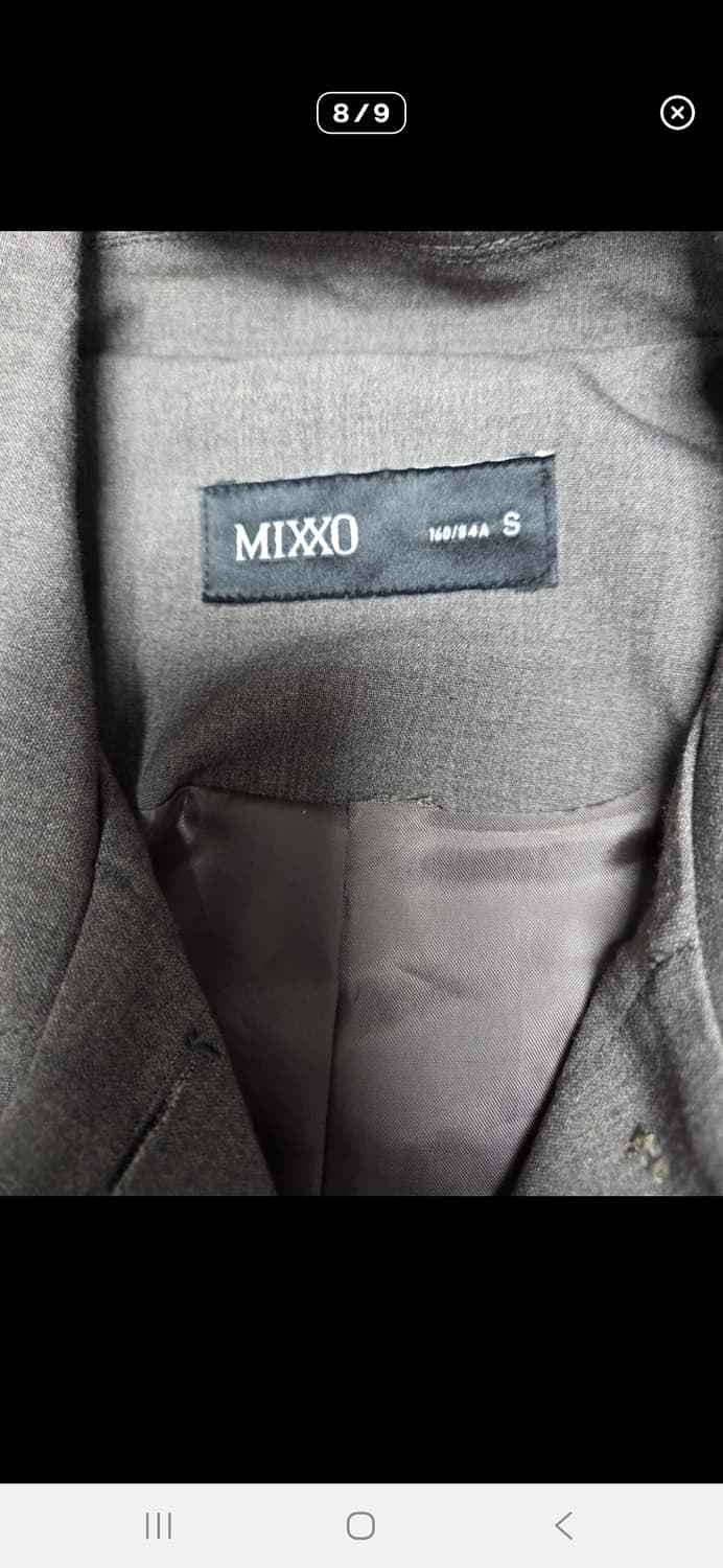 MIXXO(미쏘) 그레이 숏 자켓 S사이즈 상품이미지8