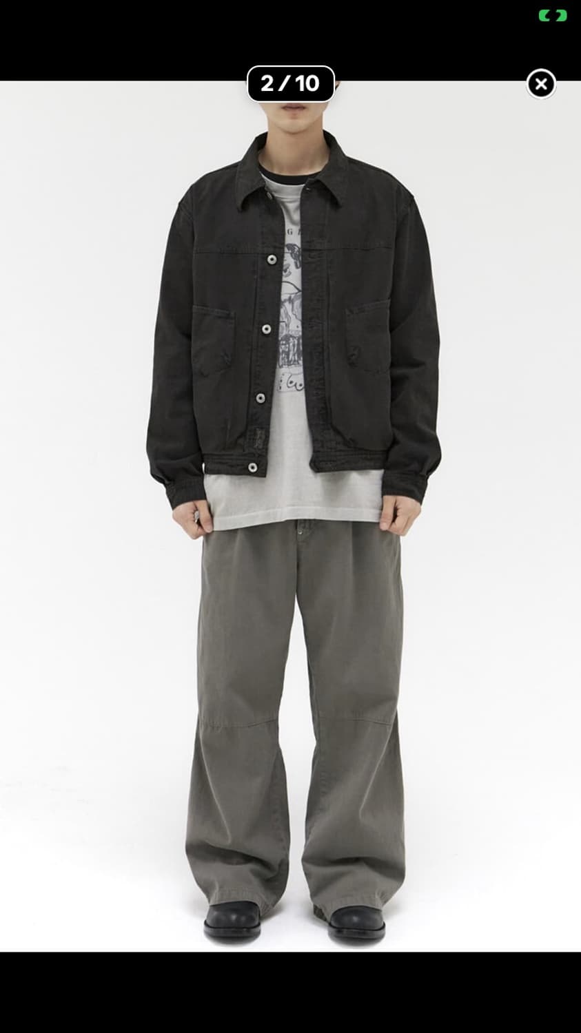 [3] 폴리테루 페이즐리 트러커 다크브라운 상품이미지2