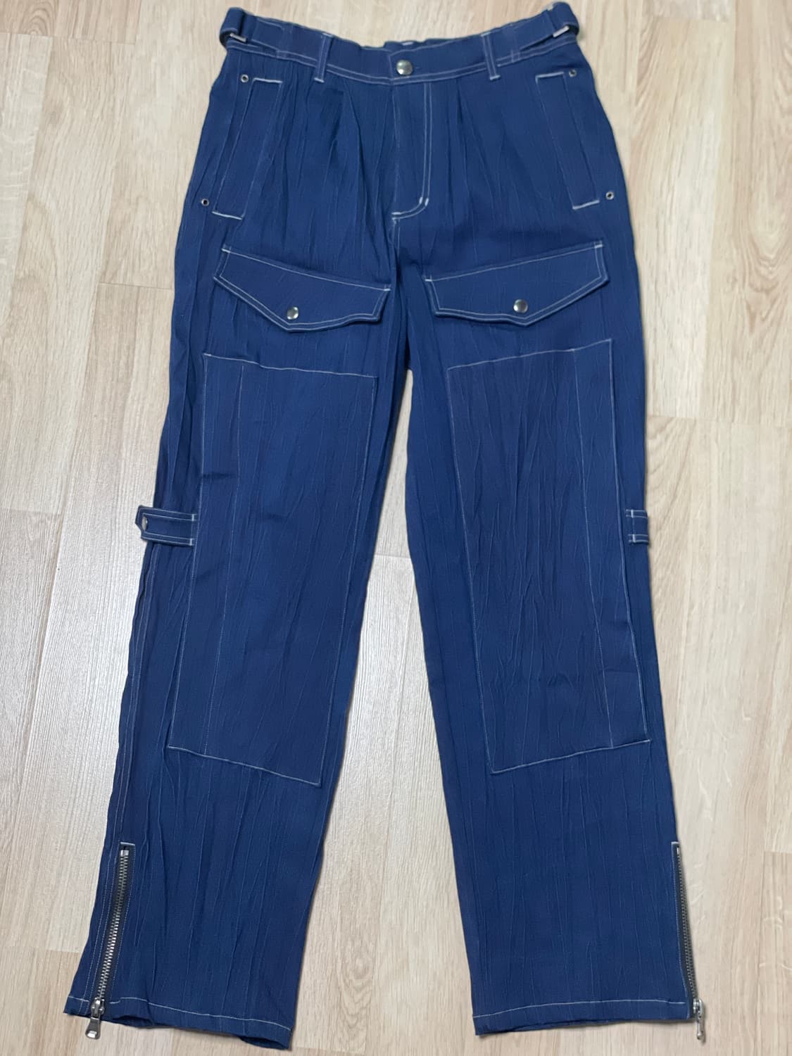 앤더슨벨 Paulen 데님 카고 팬츠 블루 44size (30) 상품이미지1