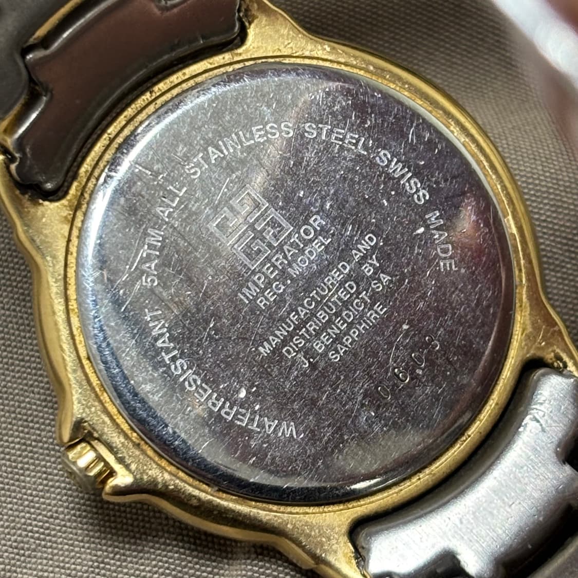 지방시(GIVENCHY) 임페라토르 빈티지 스위스 콤비 시계 상품이미지6