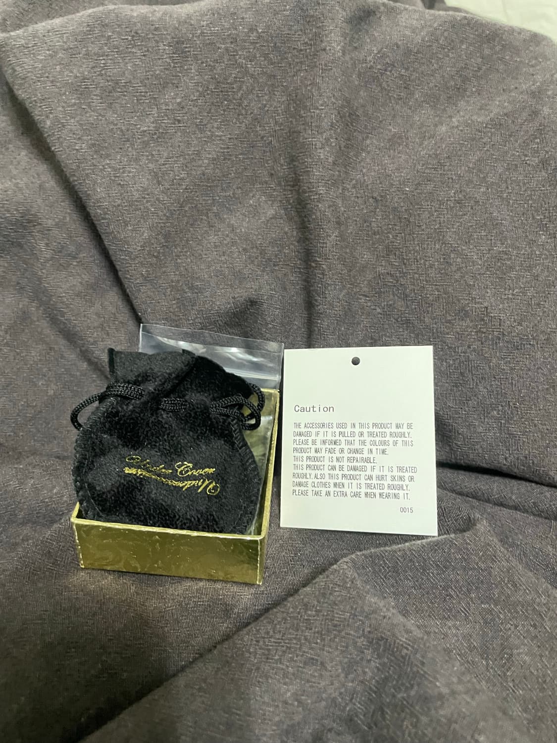 언더커버 기즈 링 블랙 상품이미지3