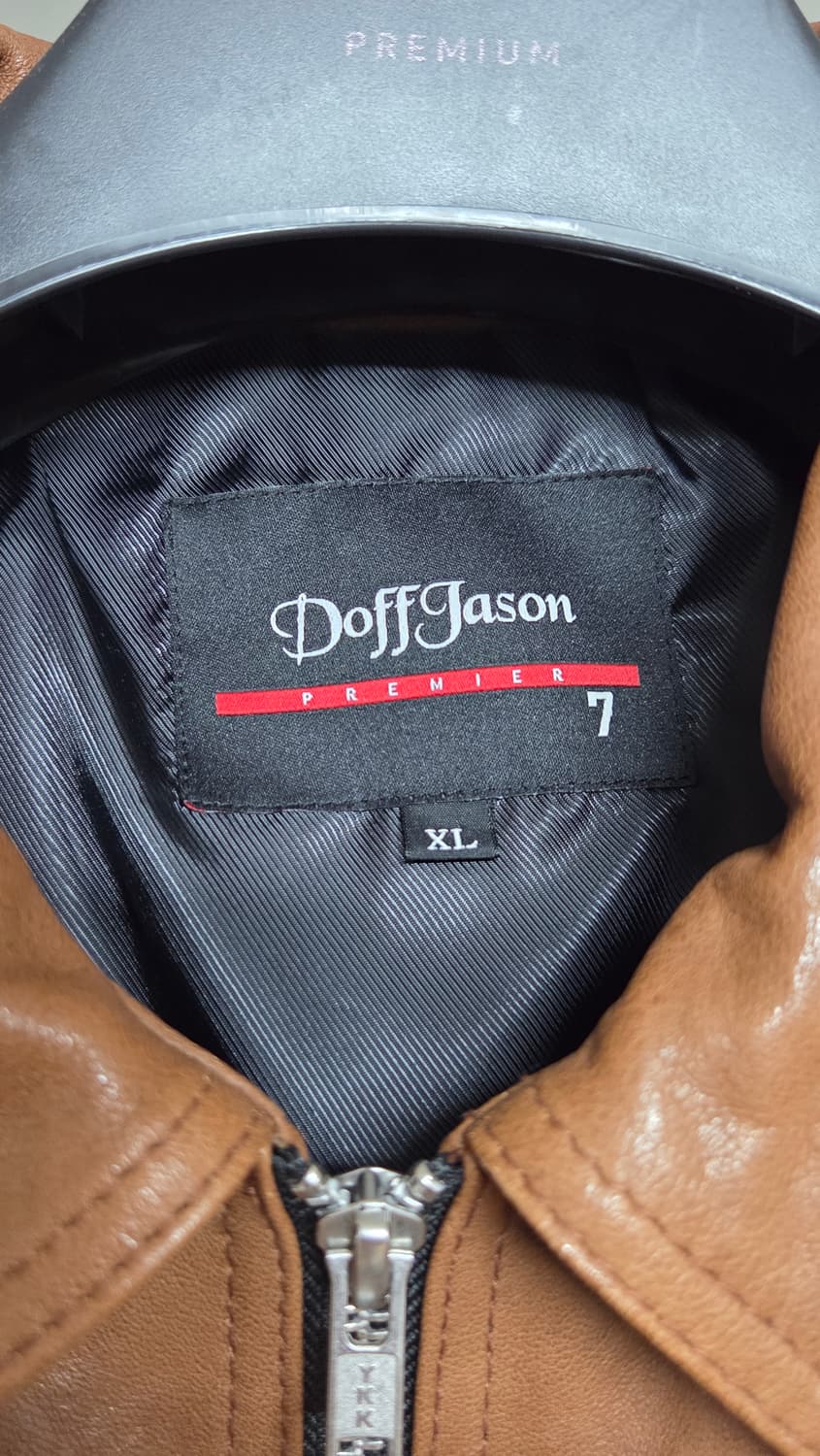 DoffJason 가죽 블루종 자켓 XL 상품이미지3